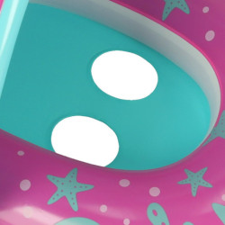 BESTWAY 34091 Nafukovací pontón so strieškou ružový