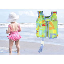 AQUASTAR Detská plavecká vesta zelená