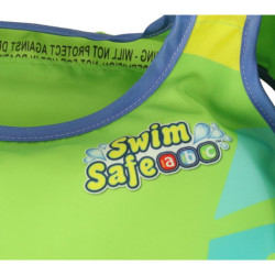 AQUASTAR Zelená plavecká vesta s rukávmi