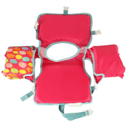 AQUASTAR Ružová plavecká vesta s rukávmi