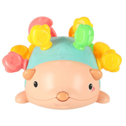 Zmyslové vzdelávacie montessori modrý ježko