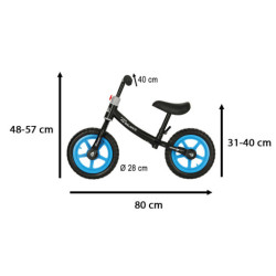 Odrážadlo TRIKE FIX BALANCE čierno - modrá