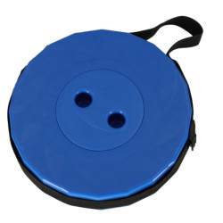 Skladacia stolička pre domáce záhradné kepovanie- modrá