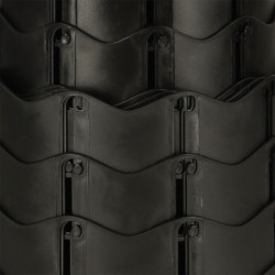 Skladacia stolička pre domáce záhradné kepovanie-  čierna