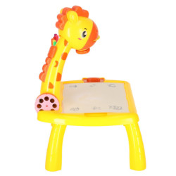 Projektor kresliaci stôl žirafa žltá
