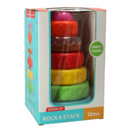 Pyramídová veža vzdelávacie zmyslové puzzle farebné Montessori