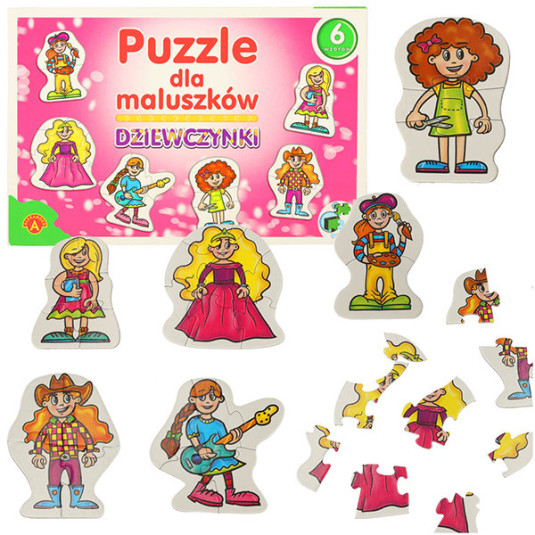 ALEXANDER Puzzle pre batoľatá - dievčatá