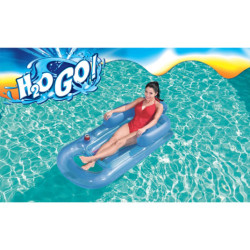 BESTWAY 43028 Nafukovacie kreslo s matracom modré