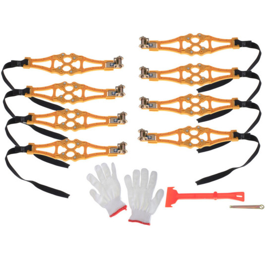 Snehové reťaze protišmykové kryty kolies snehové pneumatiky 8el.