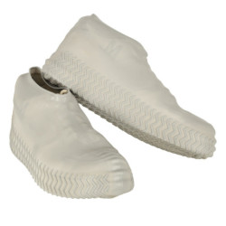 Nepremokavé chrániče topánok wellingtons M sivá veľkosť 35-38