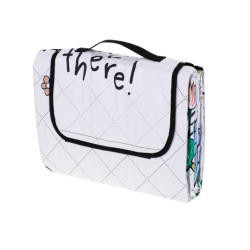 Plážová podložka pikniková prikrývka kempovanie palmy 150x200