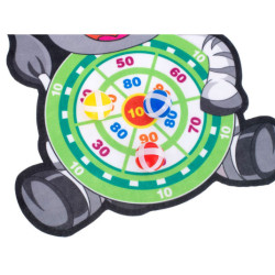 Šípky na suchý zips bezpečný terč- Zebra