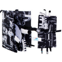 Zmyslová kniha mäkké safari chvosty zvierat