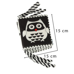 Vzdelávacia knižka zmyslový chránič postieľky sova