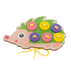 Vzdelávacia súprava na učenie sa šiť gombíky Ježko