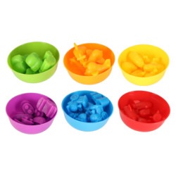 Vzdelávacie prostriedky učiace sa počítať montessori 36el.