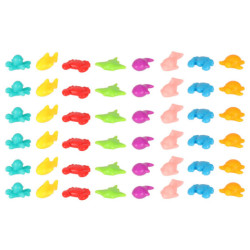 Morské zvieratá vzdelávacie učenie sa počítať montessori 36el.