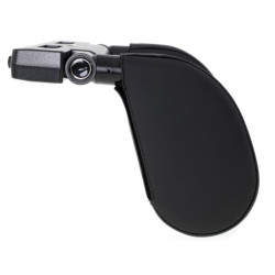 Nastaviteľná opierka hlavy a krku do auta čierna