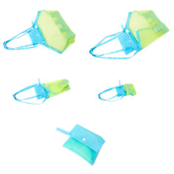 Plážová sieťová taška na nákupy hračiek veľká XXL