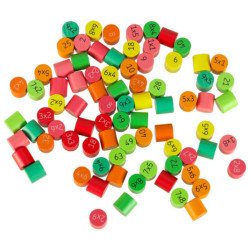 Vzdelávacia sada násobenie do 100 okrúhle