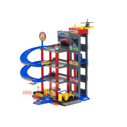 Parkovacia garáž dvojpodlažná čerpacia stanica umývanie áut