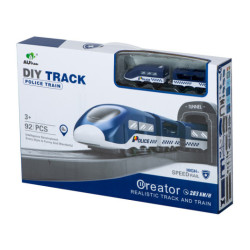 Elektrické vlakové policajné autá 92 prvkov ~300cm