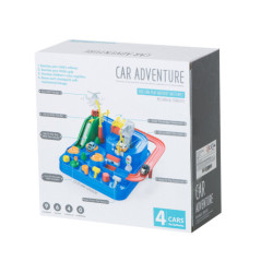 Prekážková dráha interaktívne parkovisko preteky 4 áut