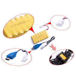 RC auto Rock Crawler 1:8, 4x4,  zlaté