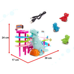 Dinosaur závodná dráha dinosaur zvuky svetlá