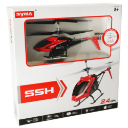 SYMA S5H 2,4GHz RTF RC vrtuľník- červený