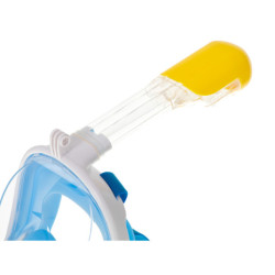 Celá skladacia maska so šnorchlom S/M modrá