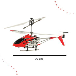SYMA S107H RC vrtuľník 2,4 GHz RTF červený