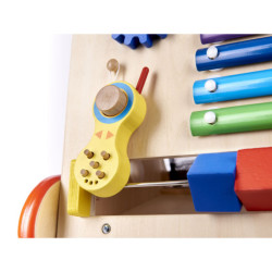 Drevená vzdelávacia kocka 6v1