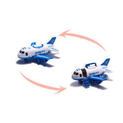 Lietadlo Transporter + 3 policajné autá