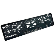 Podložka pod ŠPZ 3D PEUGEOT nove logo