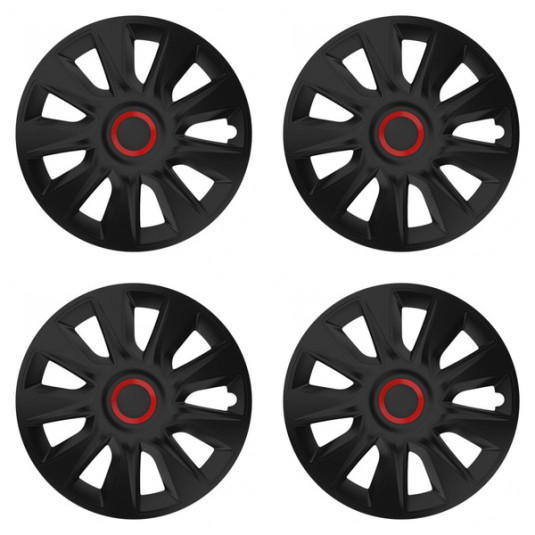 Puklice pre Škoda 17 STRATOS RR black