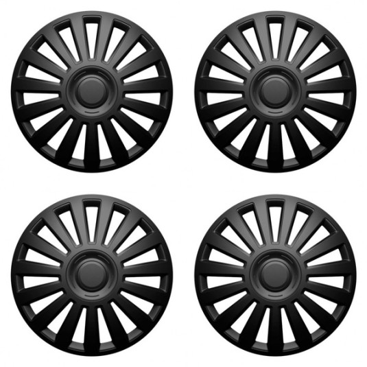 Puklice Luxury black 16 VERSACO