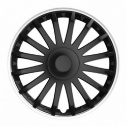 Puklice pre Škoda 16 CRYSTAL SO black