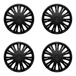 Puklice pre Škoda 16 SPARK BLACK