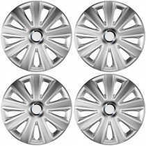 Puklice pre Škoda Aviator carbon RC 15 silver VERSACO