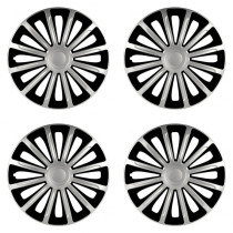 Puklice pre Škoda 15 TREND silver and black