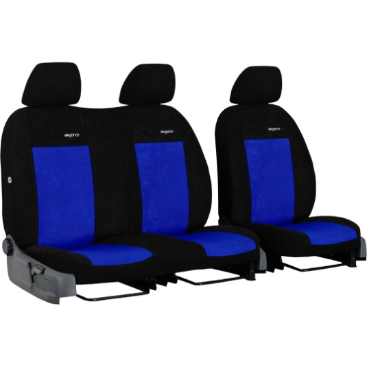 Poťahy pre FIAT SCUDO 2+1 I (1995-2007) Elegance (velour-velour) modré