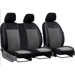 Poťahy pre FIAT DUCATO 2+1 III (2007-2014) Comfort (Alcantara) tmavo šedá (vyp)