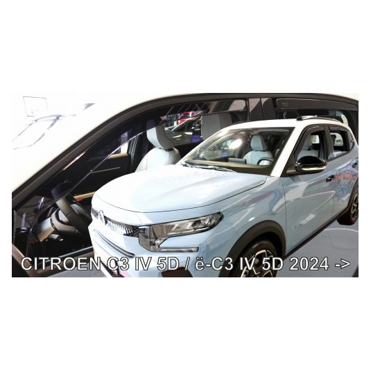 Deflektory CITROËN C3 IV 5D (+zadné) (od 2024)