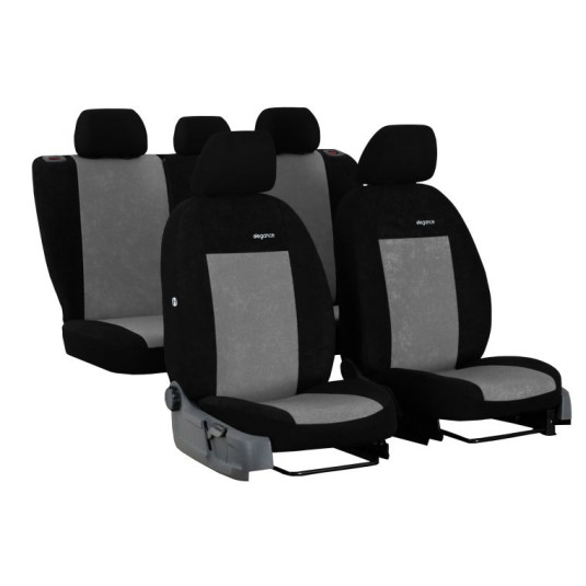 Výpredaj Poťahy pre VOLKSWAGEN Touran 7x1 III (od 2015) Elegance (velour-velour) šedé (vyp)