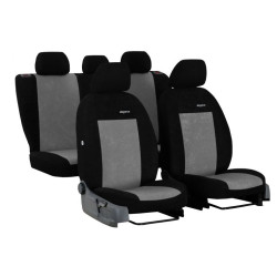Výpredaj Poťahy pre VOLKSWAGEN Touran 7x1 III (od 2015) Elegance (velour-velour) šedé (vyp)
