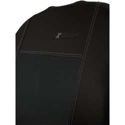 Výpredaj Poťahy pre VOLKSWAGEN GOLF VI (2008-2012) Exclusive Alcantara (Alcantara-koža) čierne (vyp)