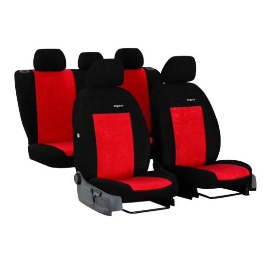 Výpredaj Poťahy pre HYUNDAI IX 35 (2010-2015) Elegance (velour-velour) červené (vyp)