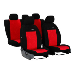 Výpredaj Poťahy pre HYUNDAI IX 35 (2010-2015) Elegance (velour-velour) červené (vyp)