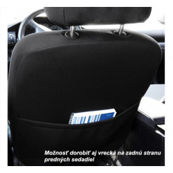 Poťahy pre VOLKSWAGEN VW T6 2+1 (od 2015) Elegance (velour-velour)